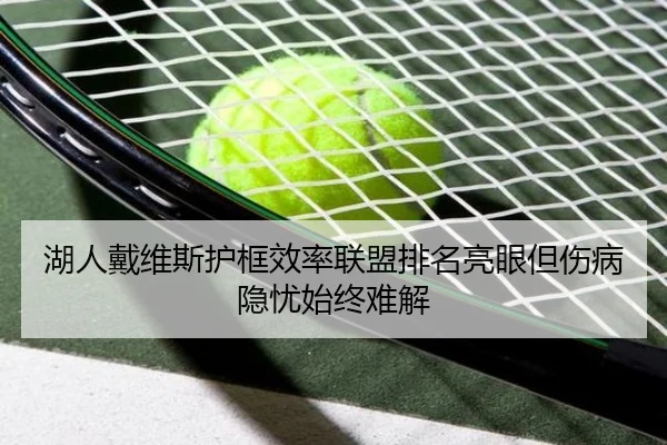 湖人戴维斯护框效率联盟排名亮眼但伤病隐忧始终难解