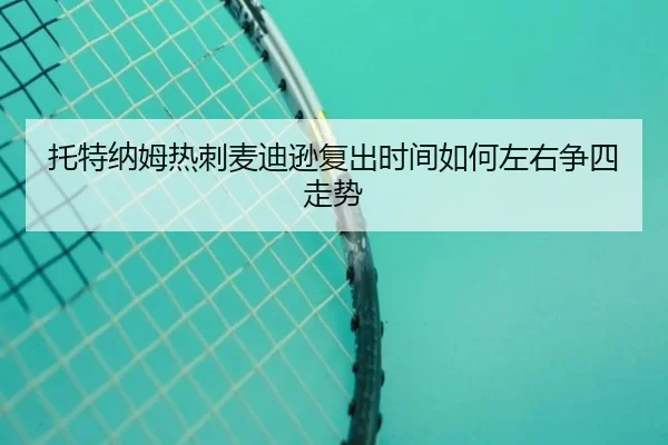 托特纳姆热刺麦迪逊复出时间如何左右争四走势